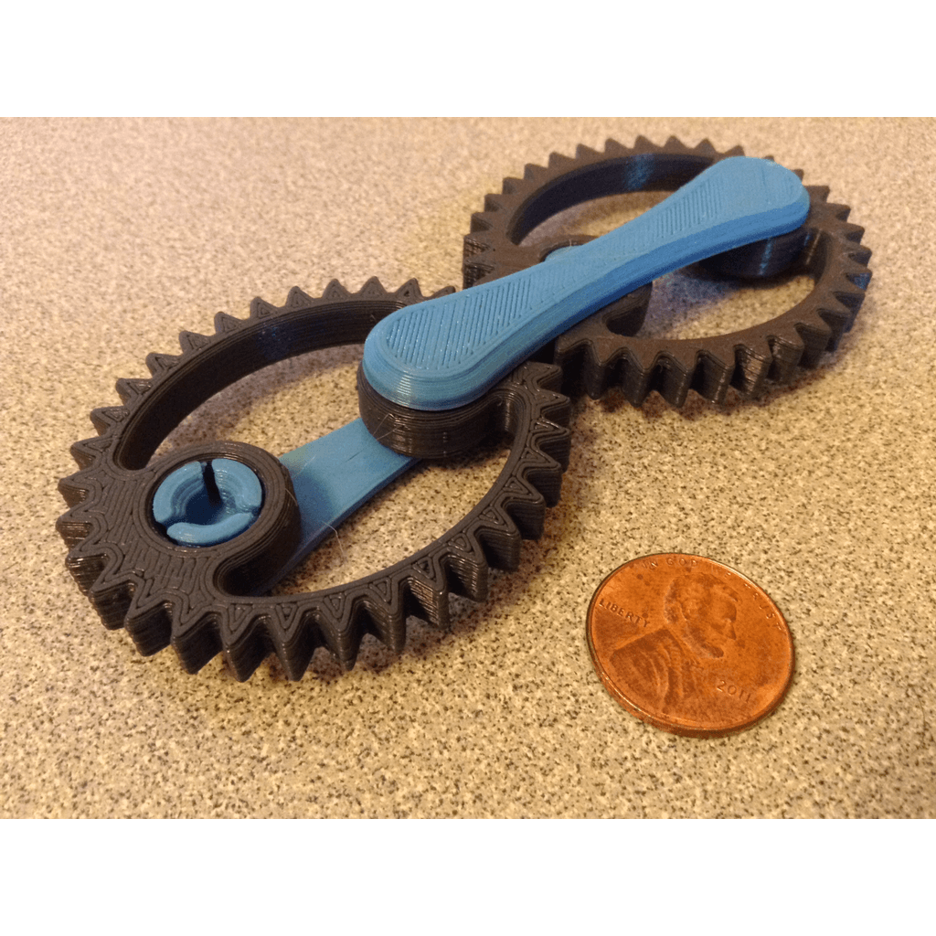 Elliptical Gear with no center pivot — imagen 2
