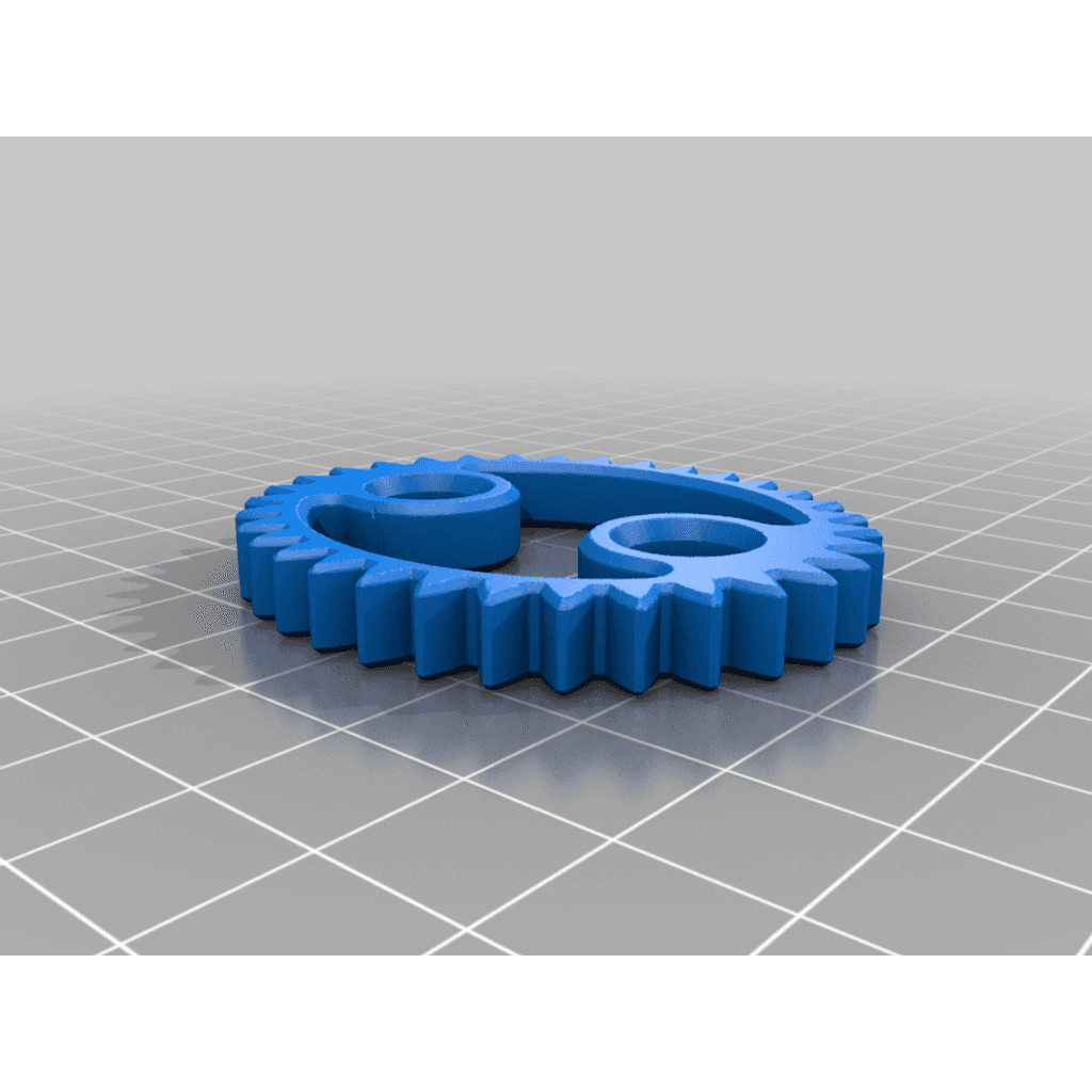 Elliptical Gear with no center pivot — imagen 3
