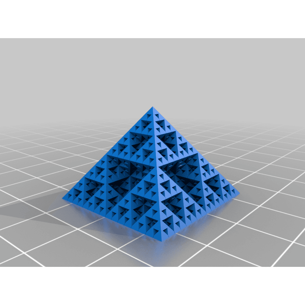 Fractal Pyramid with Continuous Cross-section — imagen 2