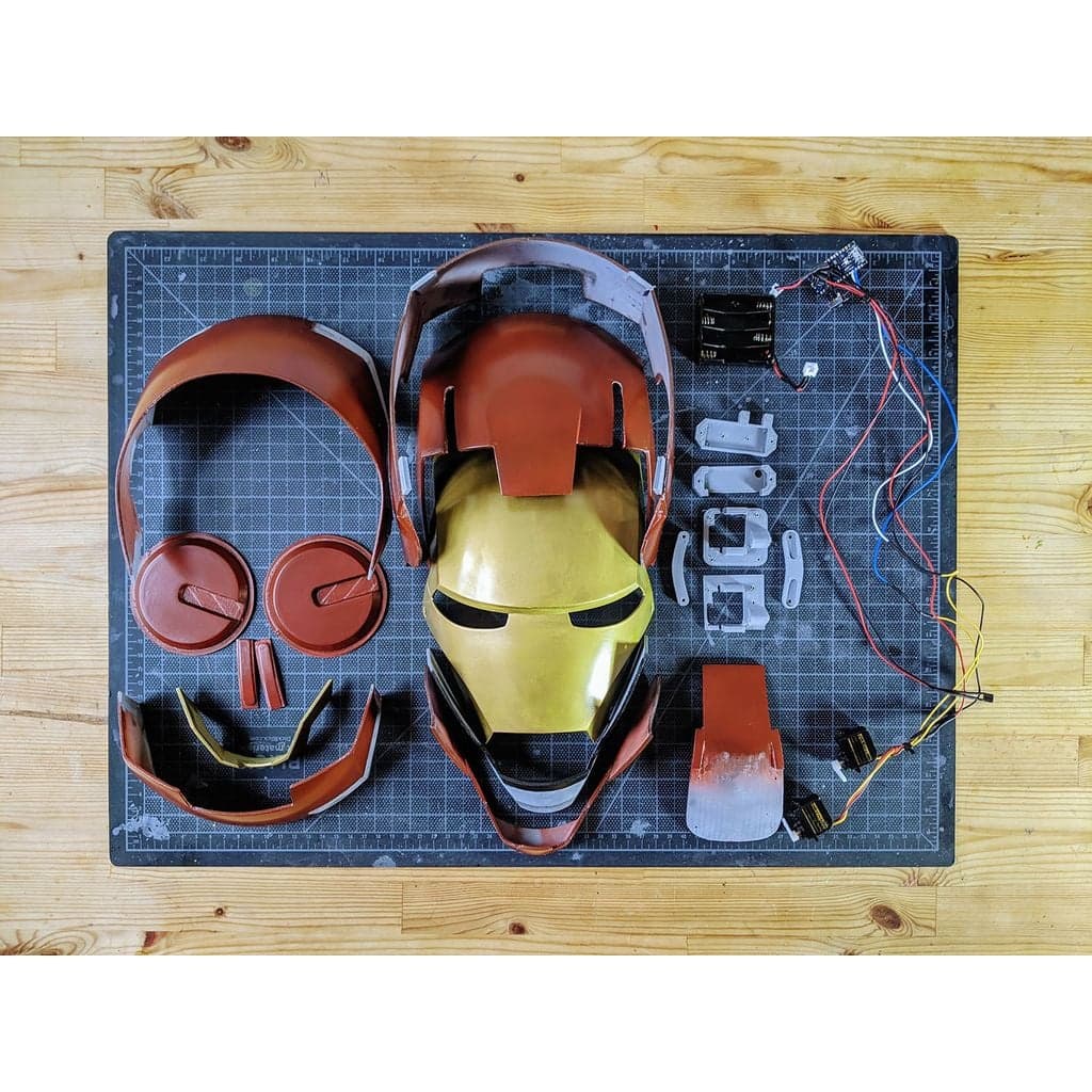 Figura Iron Man Helmet, Articulated, Wearable